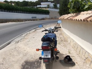 My cb250 in spain